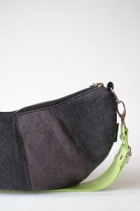Croissant bag - Jeans Graphite Mix