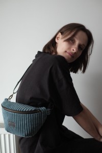 Nerka - Sztruks Aqua Blue