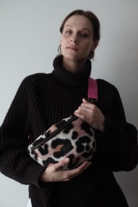 Nerka - Pink Teddy Panther Upcycled