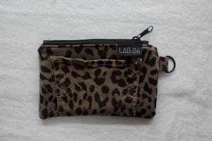 Kosmetyczka upcykling #khaki panther