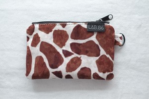 Kosmetyczka upcykling #brown giraffe
