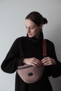 Nerka - Pink Teddy Bear Upcycled