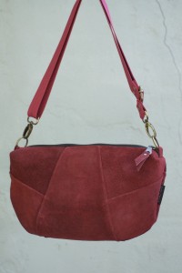 Patchwork Standard - Suede Burgundy Wine