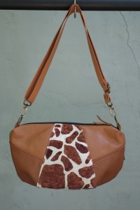Patchwork Standard - Leather Camel Giraffe